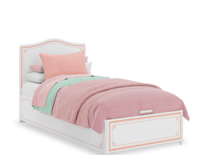 Pat cu lada (100x200cm) SELENA PINK 