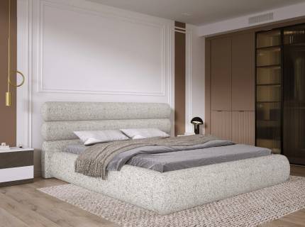 Cadru pat tapitat JOLLY SR 140/ 160/ 180cm personalizabil 