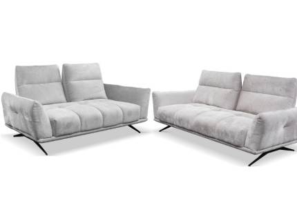 Set canapele 3+2 locuri GIOVANNI personalizabil - canapea 3 locuri fixa 239x115cm, canapea 2 locuri fixa 200x115cm