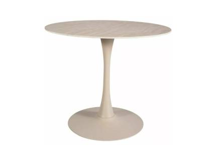 Masa AMADEO CERAMIC TRAVERTIN din ceramica travertin, metal casmir 90xH75cm