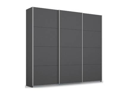 Dulap cu usi glisante KULMBACH 203x210x62cm gri metalic configurabil