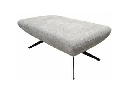 Taburet LAGUNA cu picioare negre, personalizabil 111x60xH47cm