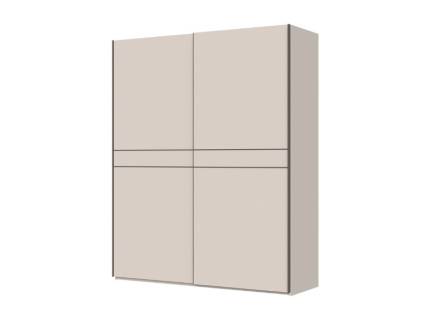 Dulap cu usi glisante OPERA 182x224x61cm casmir, maner maro