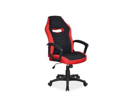 Scaun gaming reglabil pe inaltime, rotativ, cu mecanismul TILT CAMARO black / red