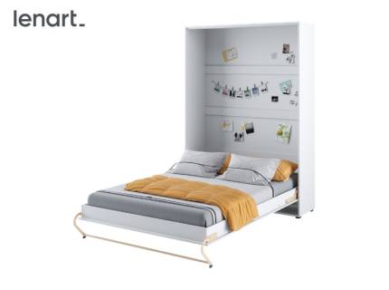 LENART PRO CONCEPT CP-01 pat (140x200cm) rabatabil pe perete 155x46-237x217cm alb
