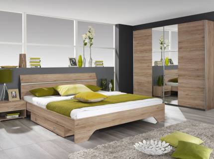 Cadru pat FELLBACH (180x200cm) stejar sanremo 