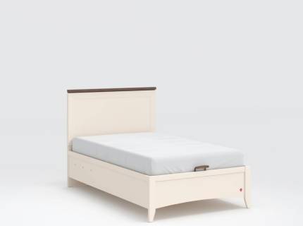 Pat (120x200cm) cu sistem de depozitare și tăblie LAPEL