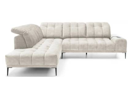 Coltar cu reglaj electric GRENADA L cu tetiere reglabile, personalizabil 276-284x226-234cm