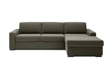 Coltar extensibil (140cm) VANILLA cu lada pentru depozitare, personalizabil 283x173cm