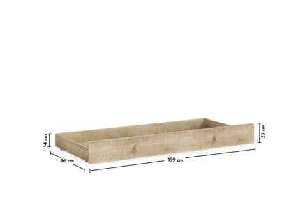 Pat suplimentar (90x190cm) MOCHA