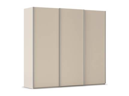 Dulap cu usi glisante TARO 242x223x69cm champagne, maner aluminiu  