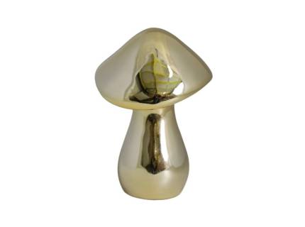Ciuperca Mica din ceramica aurie 