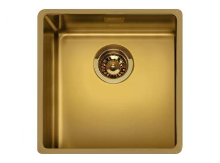 Chiuveta de bucatarie Smeg VSTR50BRX 50 cm, auriu