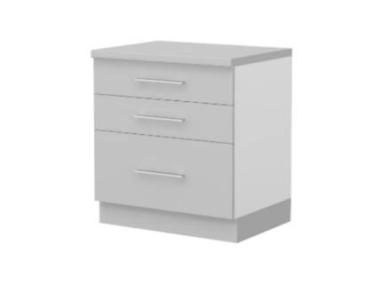 Panou lateral lucios pentru baza cu sertare BP-F