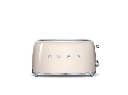 Prajitor de paine Smeg TSF02CREU, 1500 W, crem, retro, 4 felii
