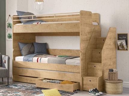 MOCHA STUDIO (nr.1) - Sistem modular cu pat supraetajat