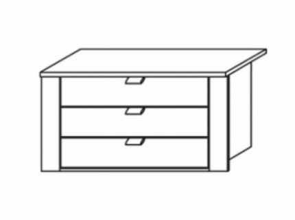 Caseta cu 3 sertare 98x53cm  