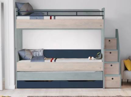 STUDIO TRIO (nr.1) - Sistem modular cu pat supraetajat 