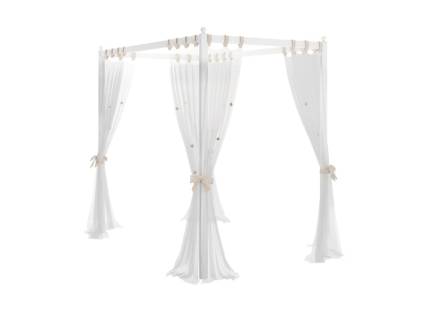 Set perdea pentru baldachin RUSTIC 