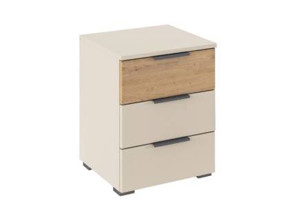 Noptiera SAJO champagne/ stejar Artisan 40x52x40cm  