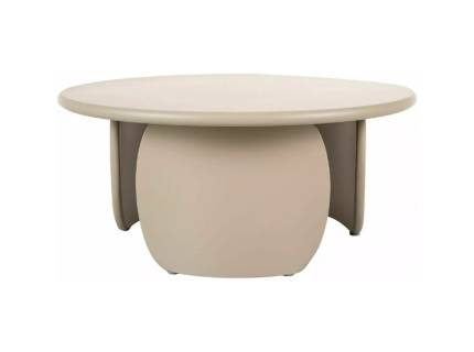 Masuta NOEMI DARK BEIGE din MDF lacuit bej inchis 80xH35cm 