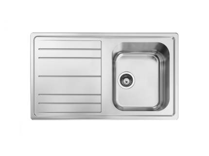 Chiuveta de bucatarie Smeg LPR861, 86 cm latime, inox