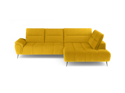 Coltar cu reglaj electric MONTANA L cu tetiere reglabile, spatar reglabil, personalizabil 308x220cm