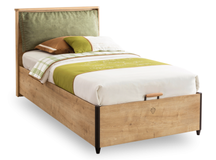 Pat cu lada (100x200cm) MOCHA 