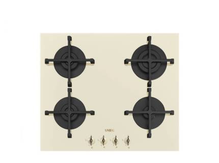 Plita incorporabila pe gaz Smeg Coloniale Aesthetic PV864PO 60 cm