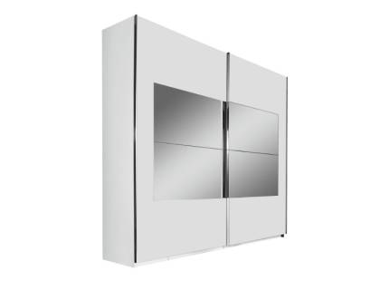 Dulap cu usi glisante X-TEND FRAME 1 181x223x68cm alb alpin/ oglinda