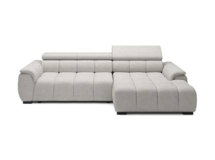 Coltar cu reglaj electric ALVIN S cu tetiere reglabile, personalizabil 285x168cm 