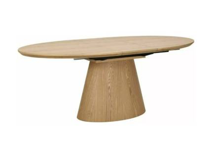 Masa extensibila MAROCCO OAK din MDF stejar, furnir natural stejar 160-200x100xH75cm