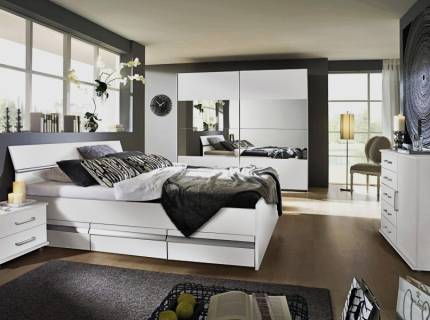 Cadru pat APULIEN 140 / 180cm alb allpin