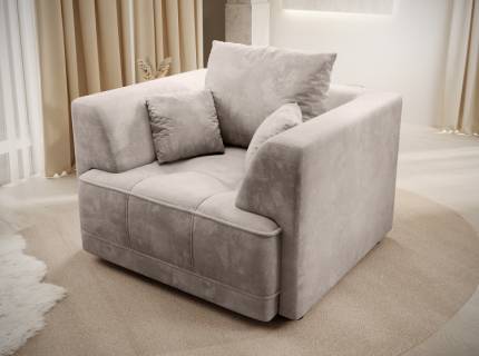 Fotoliu TIGA confortabil, cu design modern, personalizabil 115x103xH87cm