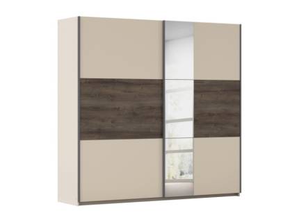 Dulap SAJO 218x210x59cm champagne/ Atlantic dark - oglinda