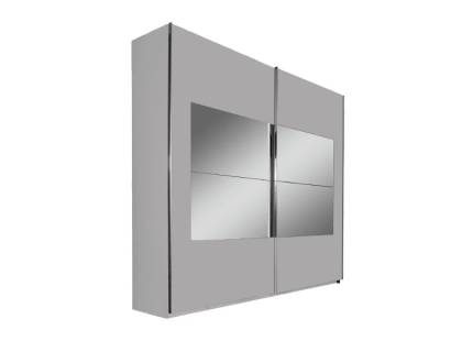 Dulap cu usi glisante X-TEND FRAME 1 181x236x68cm silk grey/ oglinda