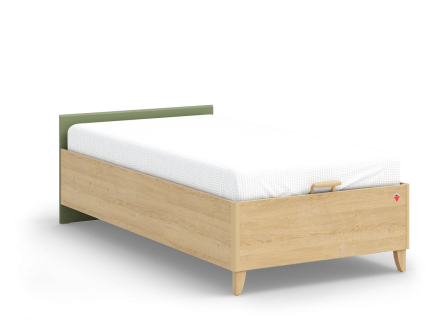 Pat cu lada fara tablie (120x200cm) LOOF 