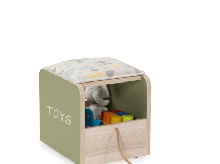 Taburet cu spatiu de depozitare jucarii MONTES 