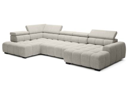 Coltar cu reglaj electric BULL XL cu tetiere reglabile, personalizabil 205x393x168cm