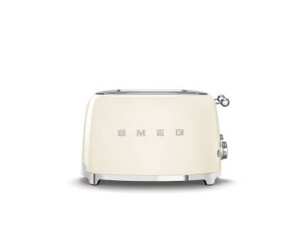 Prajitor de paine Smeg TSF03CREU, 2000 W, crem, retro