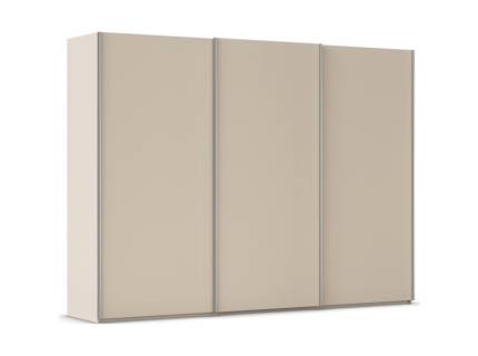 Dulap cu usi glisante TARO 301x223x69cm champagne, maner aluminiu 