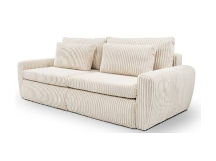 Canapea extensibila MEVI cu lada pentru depozitare, extensie individuala, personalizabila 240x120cm