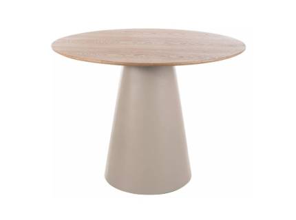 Masa ANGEL CASHMIRE 100 din MDF si furnir narural stejar, MDF casmir 100xH75cm