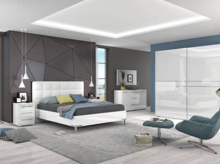 Dormitor Varianta 1 PIANO WHITE