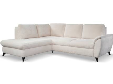 Coltar extensibil GENEVA cu lada pentru depozitare, personalizabil 244x202cm