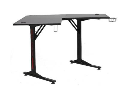 Birou pe colt gaming B-219 120x120xH76cm negru