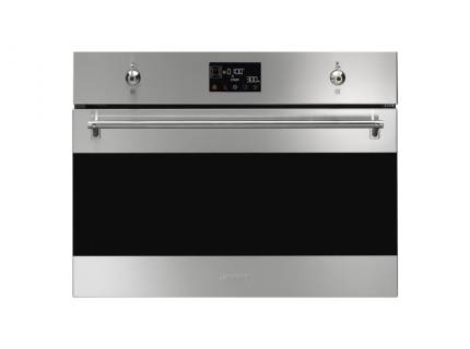 Cuptor cu microunde combi Smeg Compact Selezione 45 cm SF4400MCX1