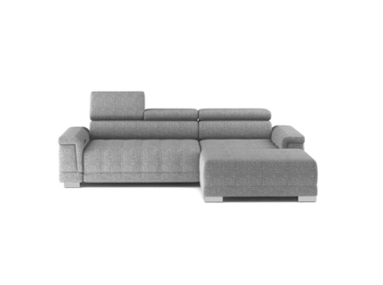 Coltar cu reglaj electric CAMPO S cu tetiere reglabile, personalizabil 276x178cm