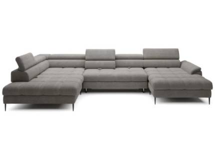 Coltar extensibil EMPOLI XL cu lada pentru depozitare, tetiere reglabile, spatar reglabil, personalizabil 218x380x177cm