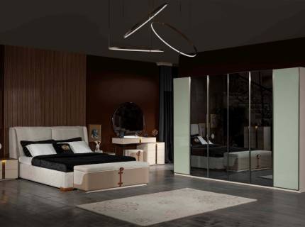 Dormitor OLINDA CU PAT DE 160X200CM Varianta 1